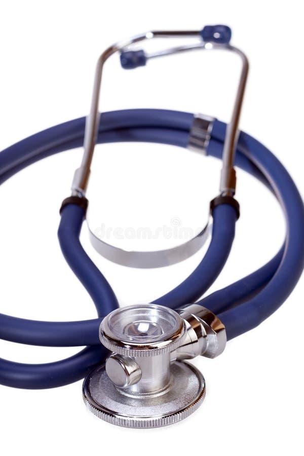 Stethoscope on White Background Stock Photo Image of doctor