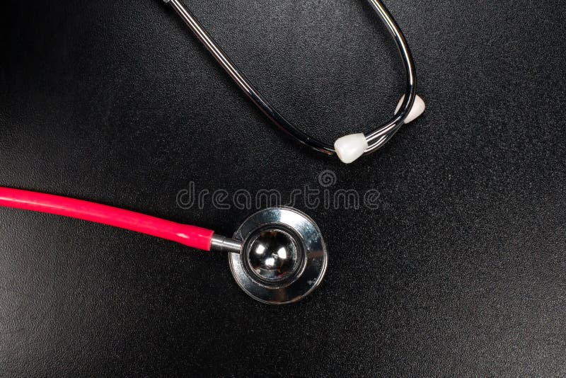 Stethoscopes are among the Most Important Tools a Nurse or Doctor Stock