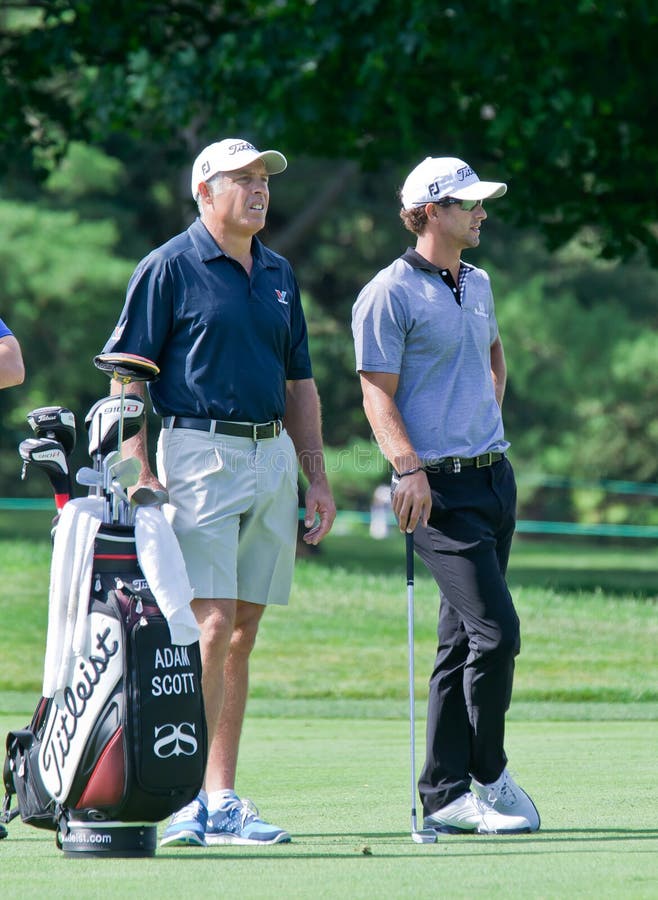 BETHESDA, MD - JUNE 13: Recently fired as Tiger Woods' Caddie, Steve WIlliams is now the caddie for fellow Australian, Adam Scott. As seen at Congressional during the 2011 US Open on June 13, 2011 in Bethesda, MD. BETHESDA, MD - JUNE 13: Recently fired as Tiger Woods' Caddie, Steve WIlliams is now the caddie for fellow Australian, Adam Scott. As seen at Congressional during the 2011 US Open on June 13, 2011 in Bethesda, MD.