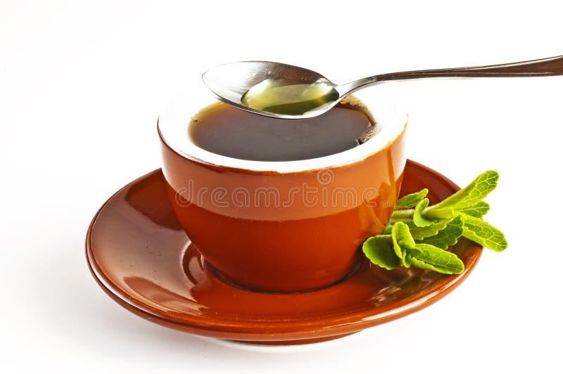 Stevia Rebaudiana, Support for Sugar Stock Photo Image of diabetes
