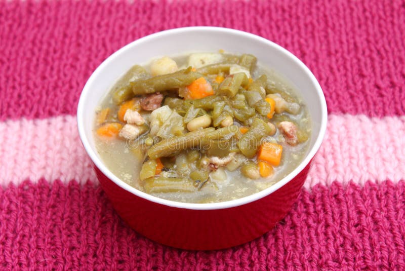 Stew of green beans stock image. Image of beans, buffet 59949095