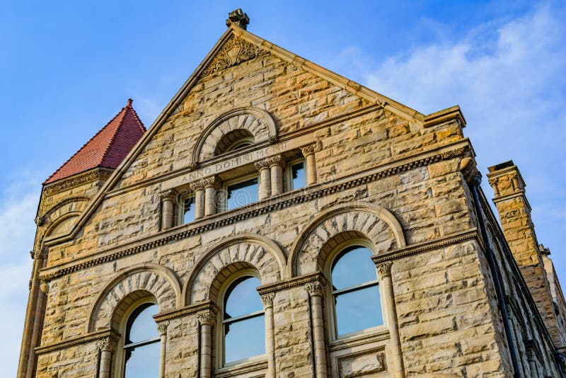 Stewart Hall bij het Westen Virginia University stock afbeelding Stewart Hall bij het Westen Virginia University stock afbeelding