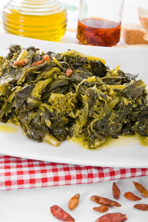 Boiled turnip greens stock image. Image of nature, ingredient 31389415