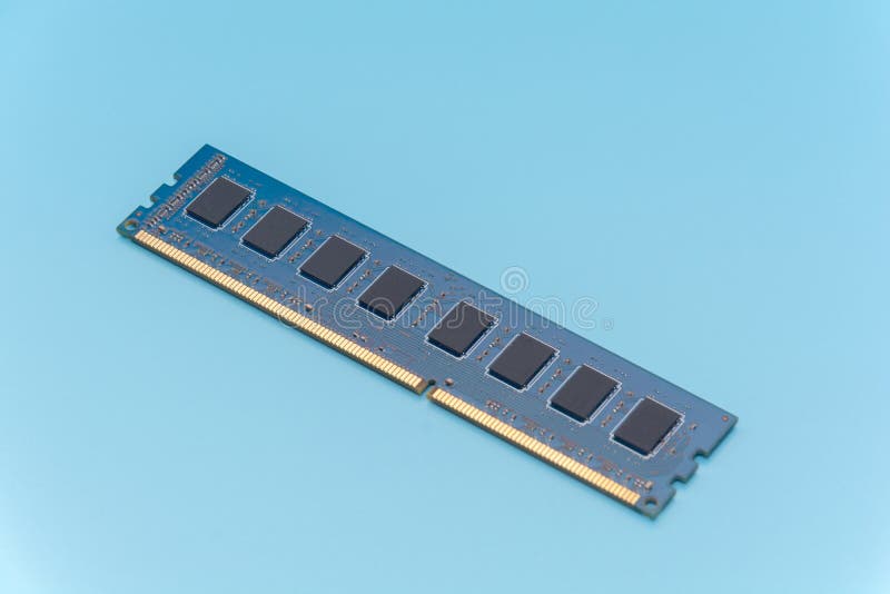 Stick of computer random access memory RAM royalty free stock photography