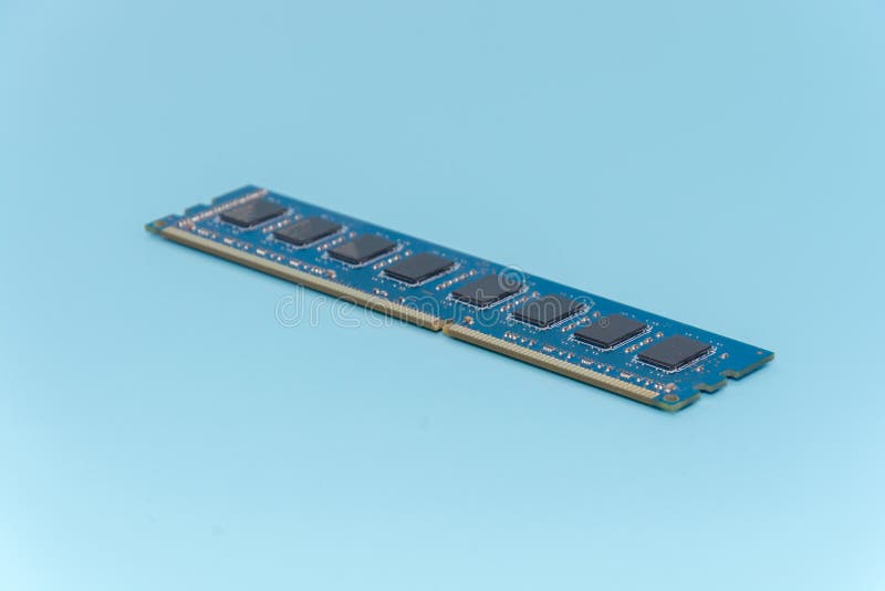 Stick of computer random access memory RAM royalty free stock photography