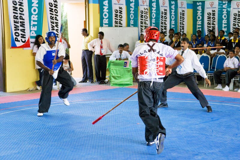 Stick Fighting (Silambam) Action Editorial Photography - Image of arts,  sport: 9563157