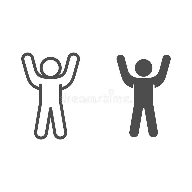 Stick Figure Hand Up Stop  Great PowerPoint ClipArt for