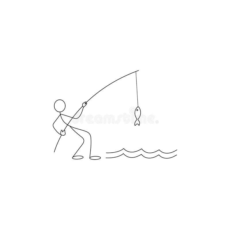 Stick Figure Fishing Stock Illustrations – 388 Stick Figure Fishing Stock  Illustrations, Vectors & Clipart - Dreamstime