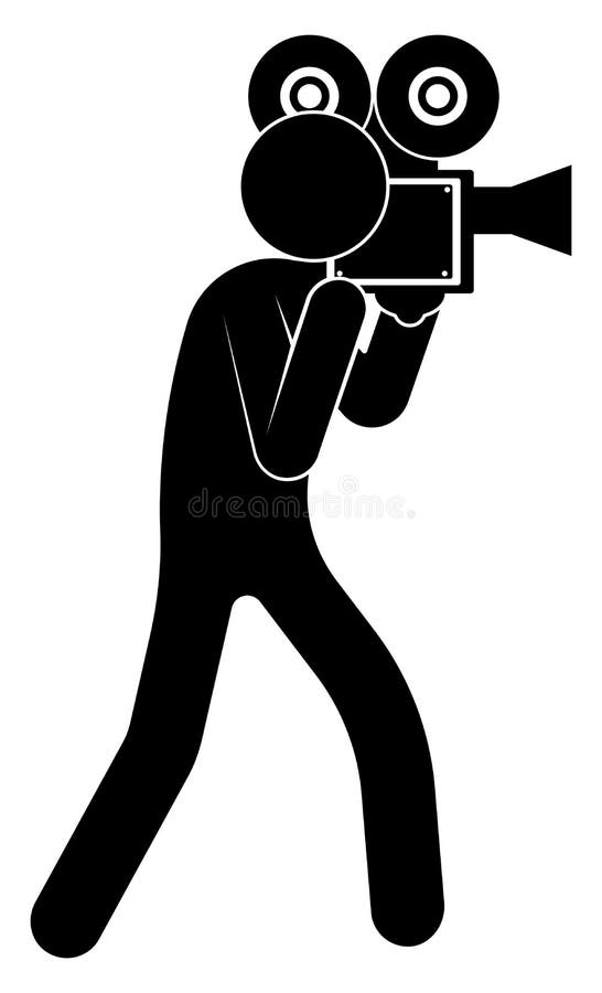 Stick Figure Camera Stock Illustrations – 418 Stick Figure Camera Stock  Illustrations, Vectors & Clipart - Dreamstime