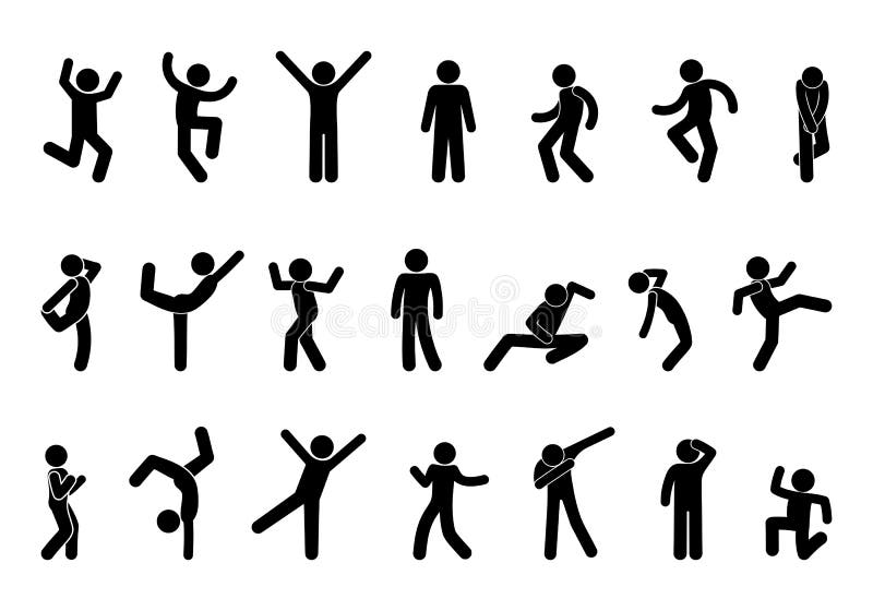 Stickman Poses Stock Illustrations – 1,447 Stickman Poses Stock  Illustrations, Vectors & Clipart - Dreamstime