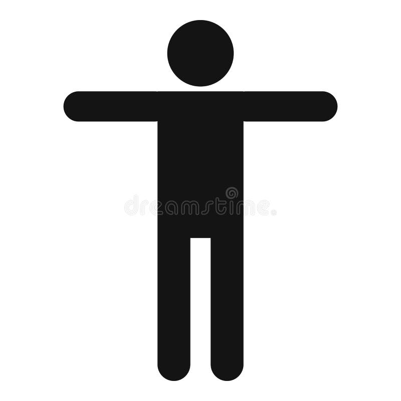 Stick Figure Stickman Icon Pictogram. Vector Simple Illustration Of Stickman  Icon Isolated On White Background. Man Human Stick Sign Stock Photo,  Picture and Royalty Free Image. Image 88242672.