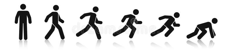 Stick Figure Walk and Run. Running Animation. Posture Stickman. People Icons Set. Man in Different Poses and Positions Stock Vector - Illustration of character, posture: 181069175 Stick Figure Walk and Run. Running Animation. Posture Stickman. People Icons Set. Man in Different Poses and Positions Stock Vector - Illustration of character, posture: 181069175