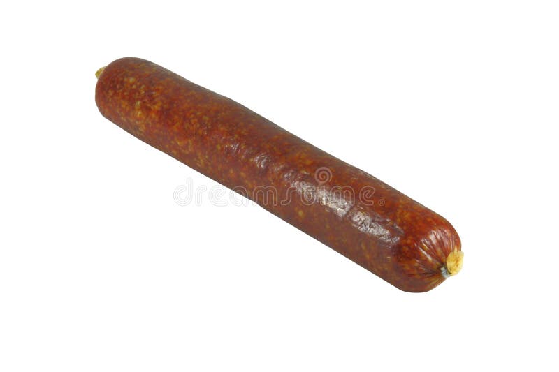 Stick of sausage royalty free stock image