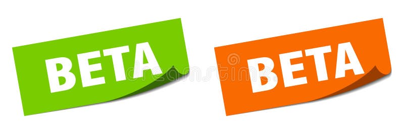 beta sticker. beta sign set. beta isolated label. beta sticker. beta sign set. beta isolated label