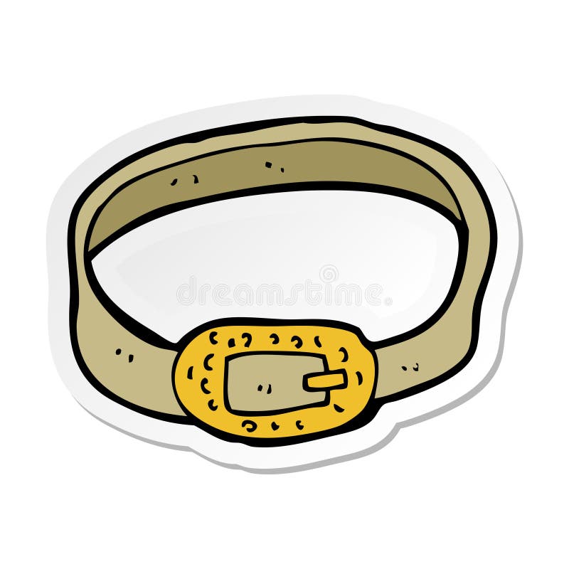 Cartoon belt stock illustration. Illustration of clip - 37026229