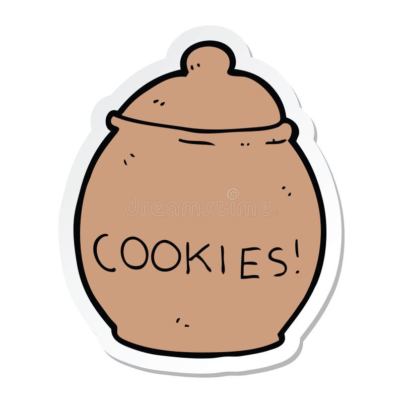 https://thumbs.dreamstime.com/b/sticker-cartoon-cookie-jar-creative-illustrated-147659880.jpg