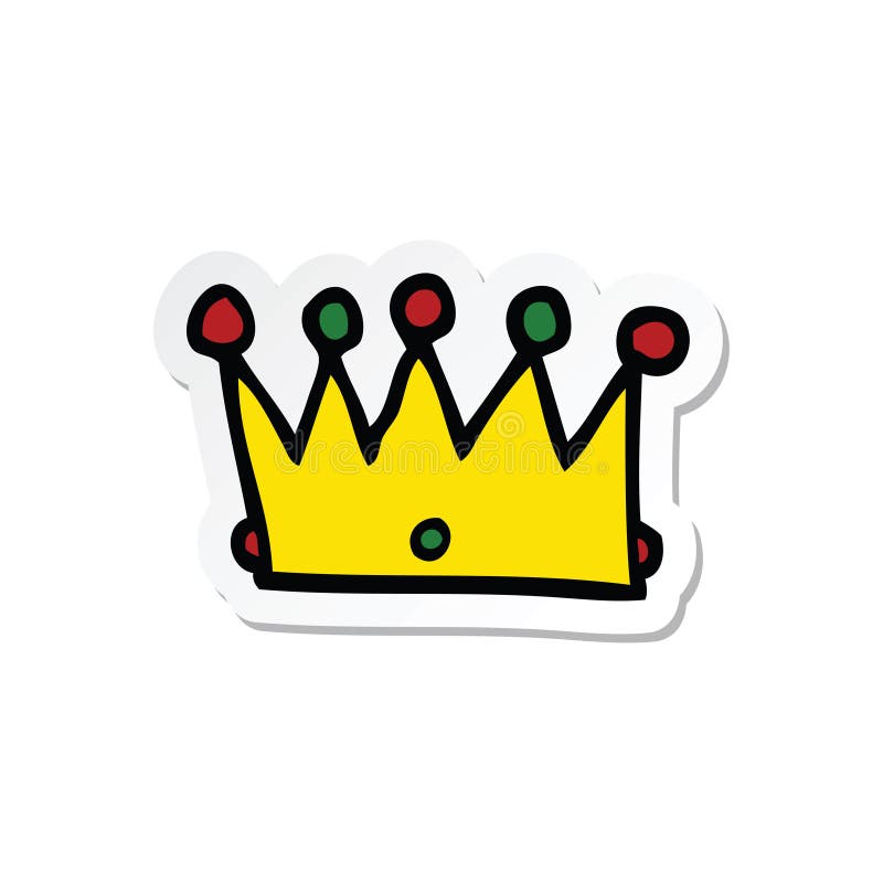 crown' Sticker