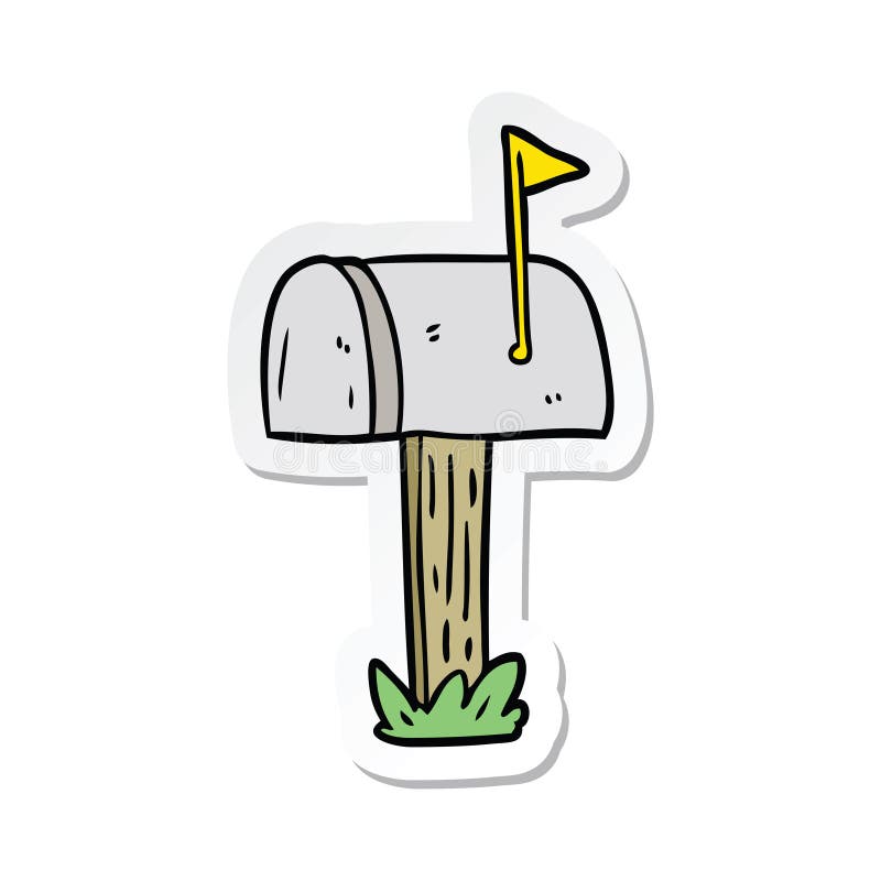 Sticker of a Cartoon Mailbox Stock Vector - Illustration of post, kawaii: 147615734 Sticker of a Cartoon Mailbox Stock Vector - Illustration of post, kawaii: 147615734