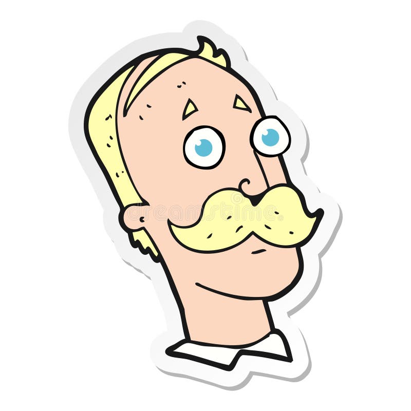 cartoon character with pencil mustache cartoon character with pencil mustache