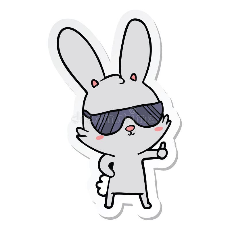 Rabbit Sunglasses Stock Illustrations – 480 Rabbit Sunglasses Stock ...