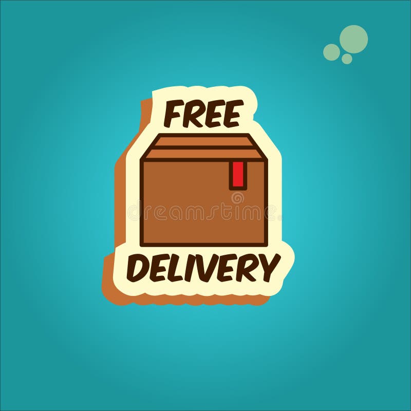 Sticker, Label Express Delivery. Timer and Express Delivery Stock Vector Illustration of
