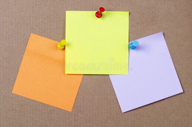 Download Sticker notes stock image. Image of cork, board, stick - 13569113