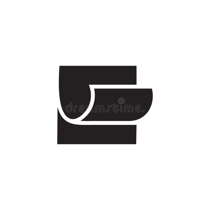 Sticker Paper Geometric 3d Design Flat Symbol Logo Vector Stock Vector