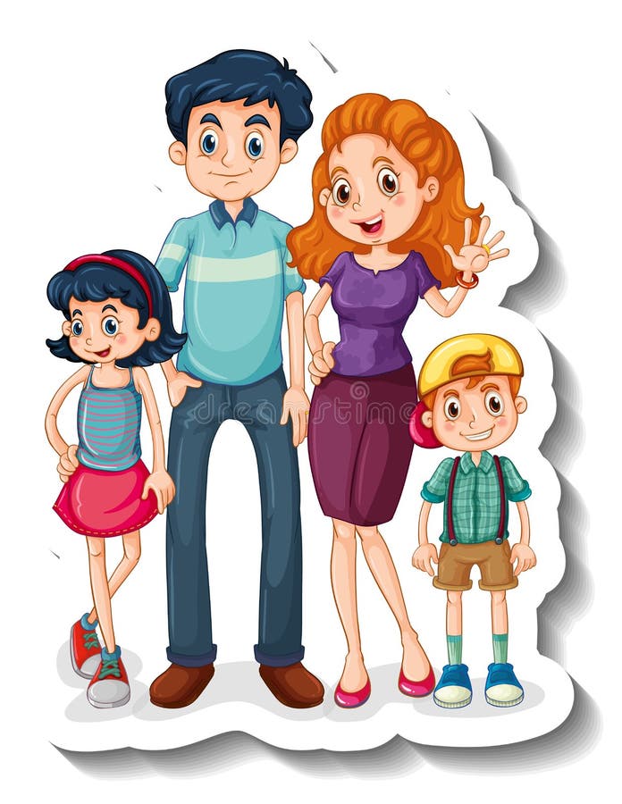 A Sticker Template with Small Family Members Cartoon Character Stock Vector - Illustration of happy, adhesive: 228689611 A Sticker Template with Small Family Members Cartoon Character Stock Vector - Illustration of happy, adhesive: 228689611