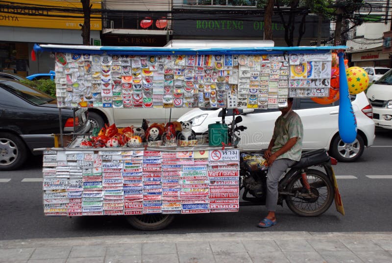 Sticker Vendor editorial stock photo. Image of sales 18757758