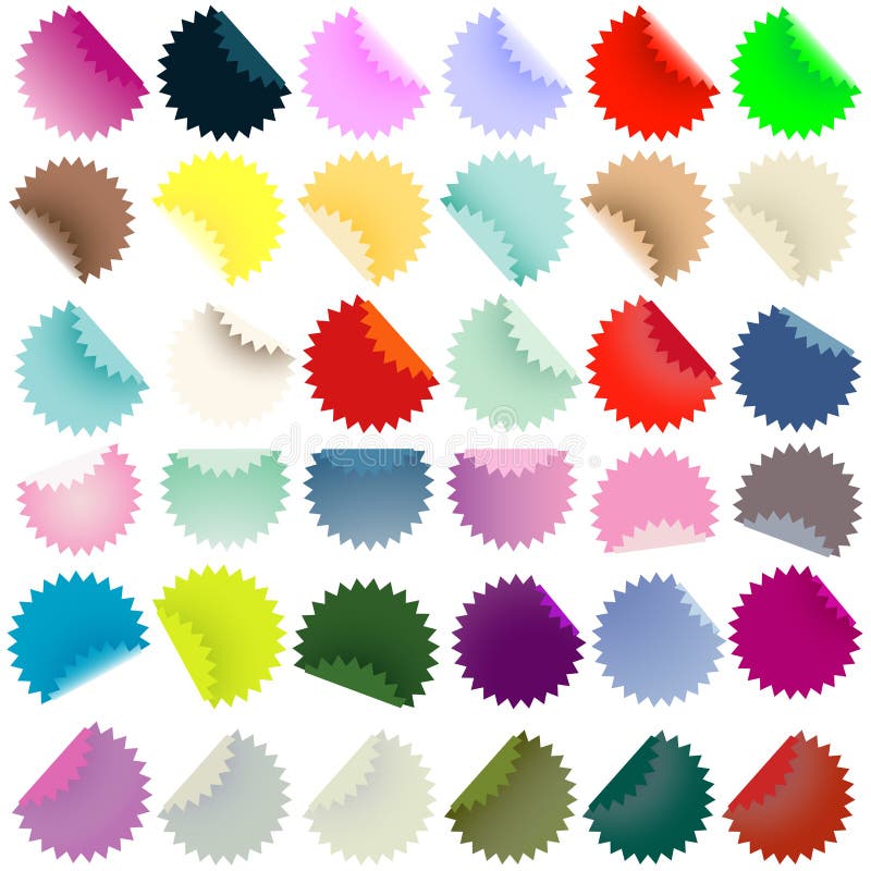 Stickers vector illustration