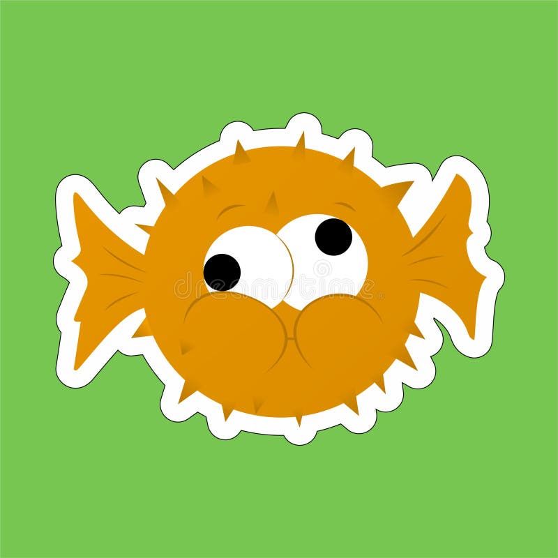 Stickers of Orange Puffer Fish Cartoon, Cute Funny Character, Flat Design Stock Illustration - Illustration of cartoon, character: 186958505 Stickers of Orange Puffer Fish Cartoon, Cute Funny Character, Flat Design Stock Illustration - Illustration of cartoon, character: 186958505