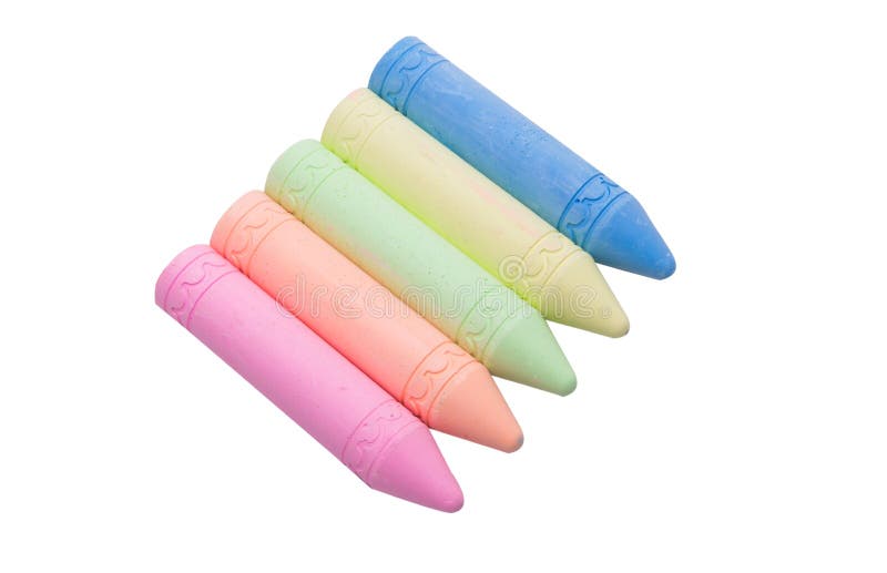 Sticks of Pastel Colored Chalk Casting Shadow Stock Photo Image of colored, drawing 101180458