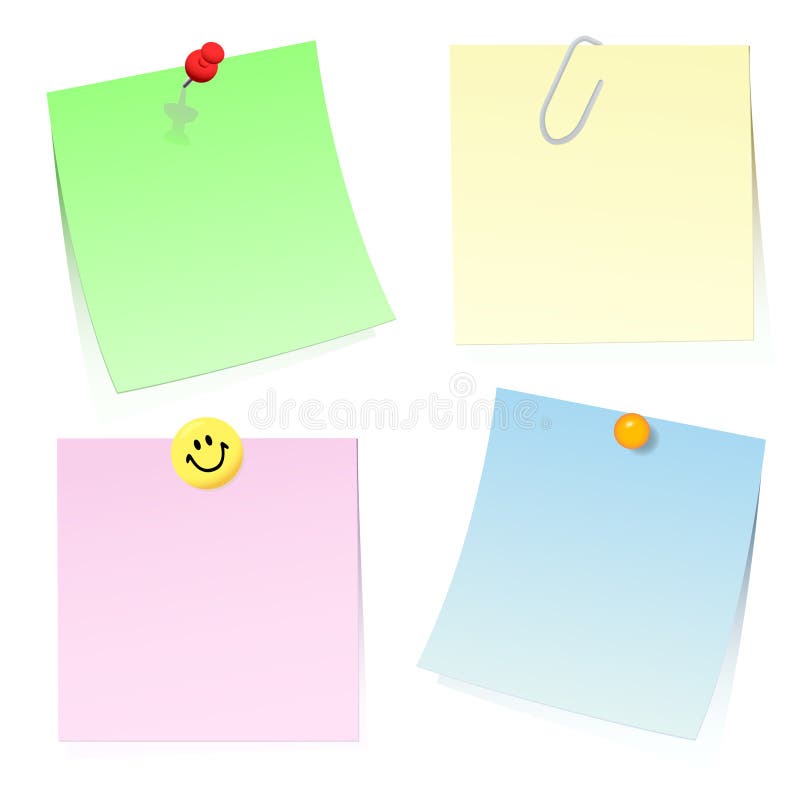 Set: Mini Sticky Notes Royalty Free SVG, Cliparts, Vectors, and Stock  Illustration. Image 47281595.