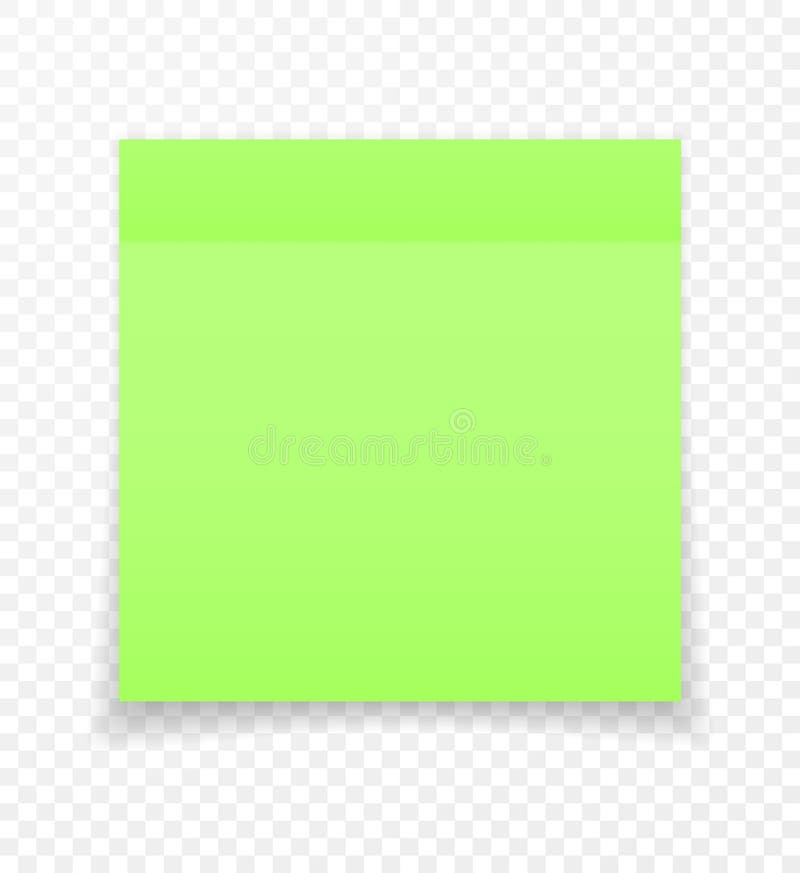 Sticky paper notes with shadow effect blank color Vector Image