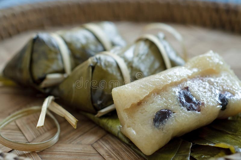 Sticky Rice and bananas