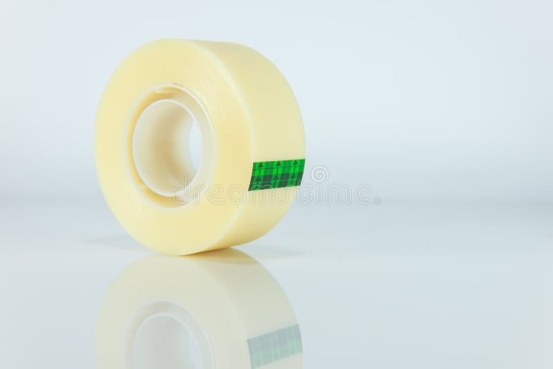 Sticky tape roll stock photo. Image of improvement, office 67191288