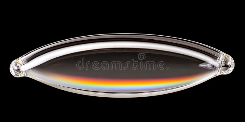 Sticlă abstractă Refracție Curcubeu Design Modern Art Image Light Colour Curve Formă strălucitoare vector illustration