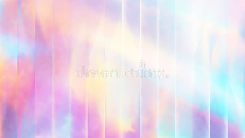 Sticlă pastel moale cu bandă holografică. Gradient texturat lustruit stock illustration
