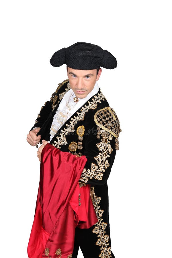 Man dressed as a matador. Man dressed as a matador