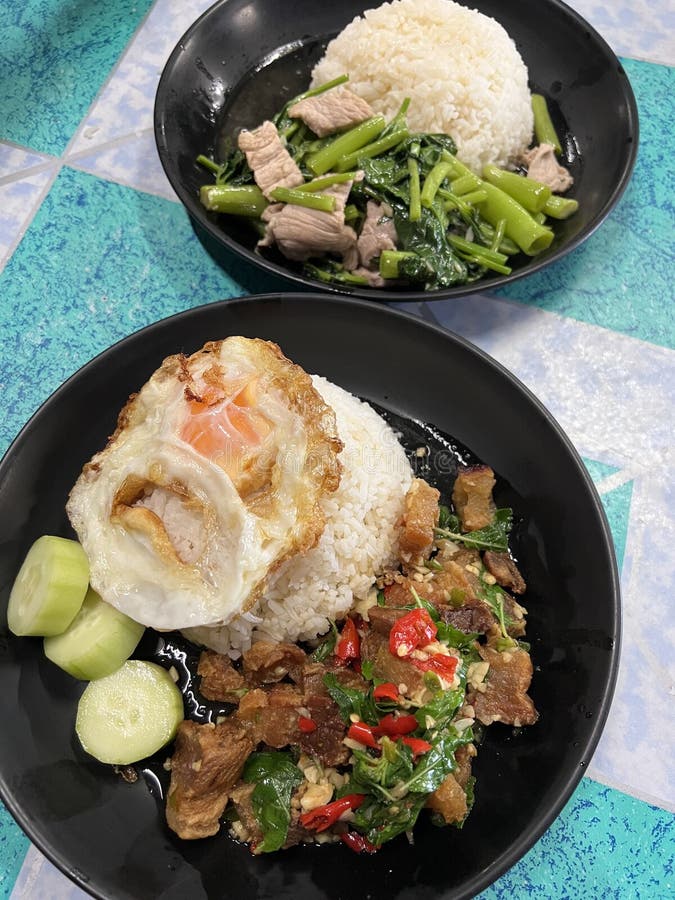 Stil alimentar local asiatic. royalty free stock photos