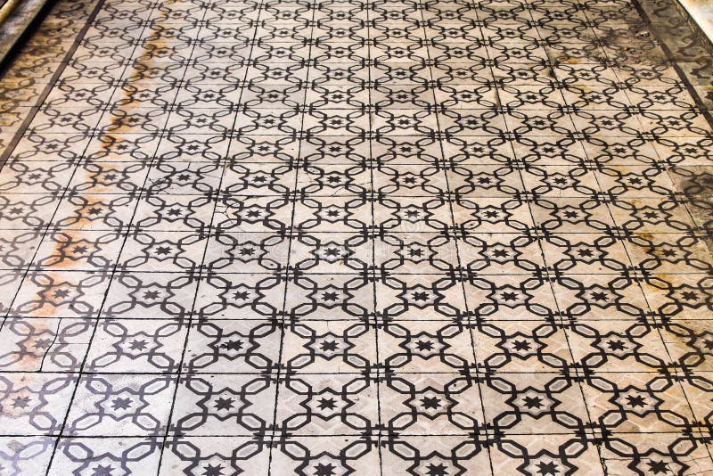 Stile antico del mestiere del fondo delle mattonelle vecchio fotografia stock libera da diritti Stile antico del mestiere del fondo delle mattonelle vecchio fotografia stock libera da diritti