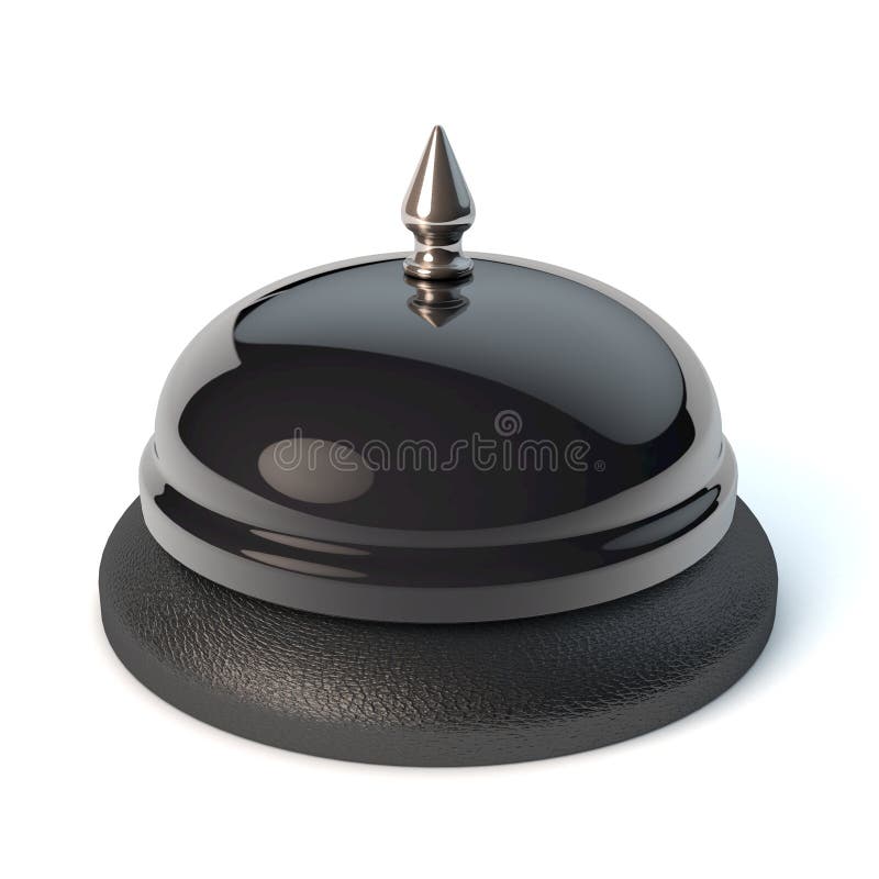 Stile crespo della campana da tavolino immagine stock Stile crespo della campana da tavolino immagine stock