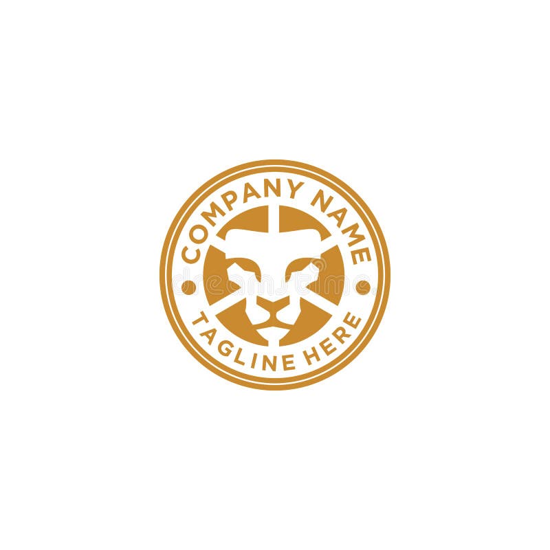 Stile elegante di progettazione di Lion Logo royalty illustrazione gratis Stile elegante di progettazione di Lion Logo royalty illustrazione gratis