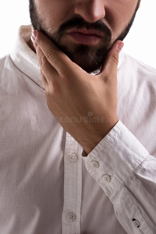 Stilig man i studio arkivfoto Stilig man i studio arkivfoto