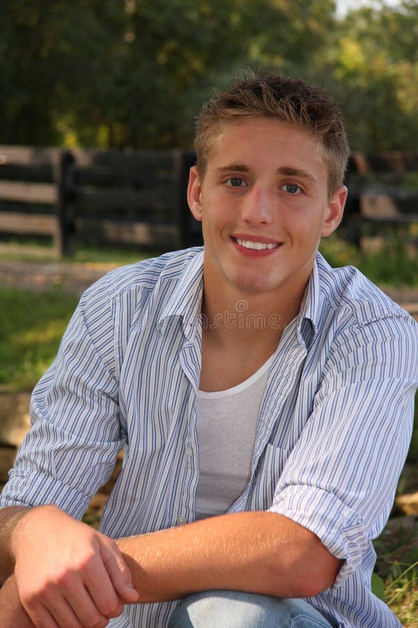 Casual Outdoor portrait of young man. Casual Outdoor portrait of young man