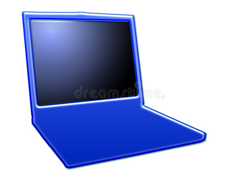 Stilisiert Laptop, II lizenzfreie abbildung Stilisiert Laptop, II lizenzfreie abbildung