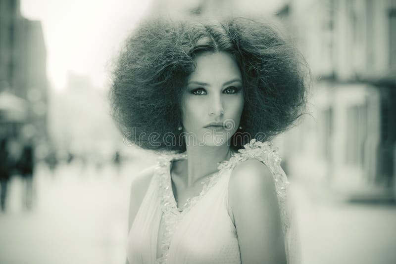Stilisiert Retro- Portrait einer herrlichen Frau lizenzfreie stockfotografie Stilisiert Retro- Portrait einer herrlichen Frau lizenzfreie stockfotografie