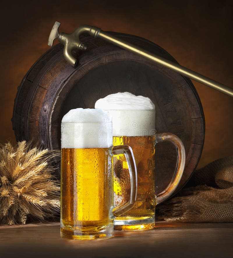 Still life with beer royalty free stock image Still life with beer royalty free stock image
