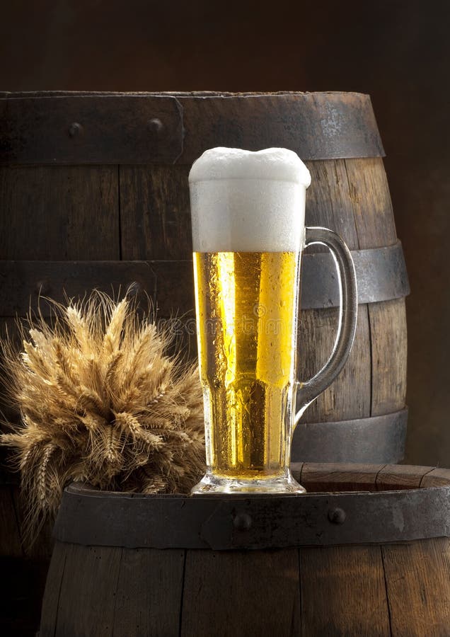 The still life with beer royalty free stock photography The still life with beer royalty free stock photography