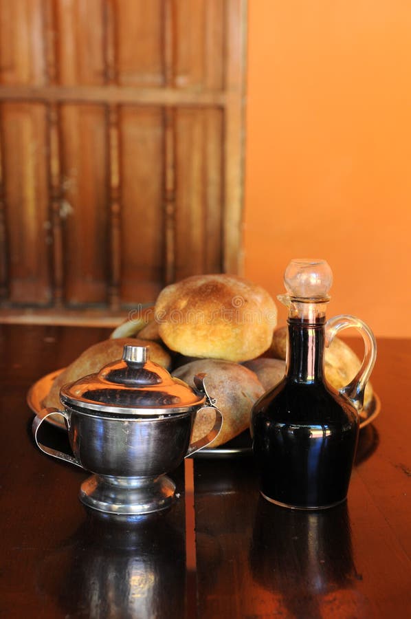 Still Life with Bread, Coffee ans Sugar